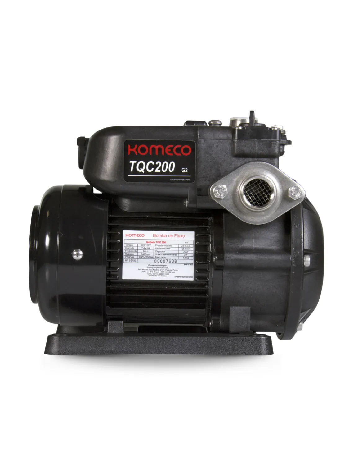 Bomba de Fluxo Komeco TQC 200 G2